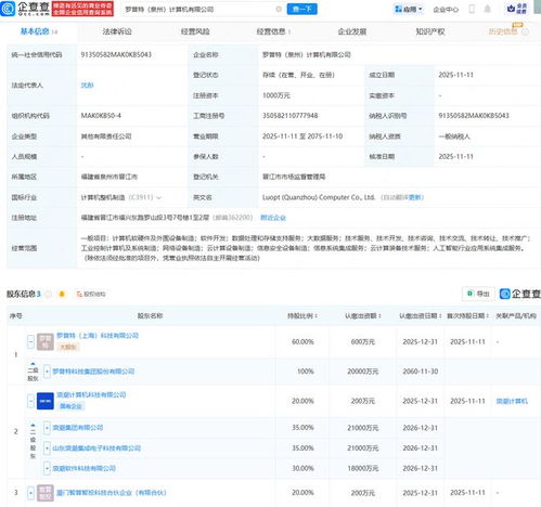 羅普特與浪潮集團攜手成立計算機公司，專注數據處理與存儲支持服務